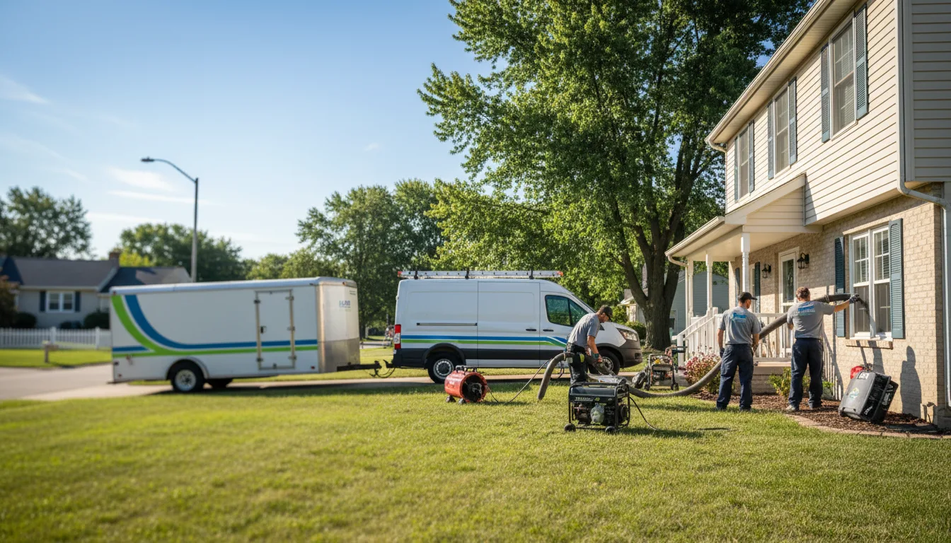Flooded Basement Restoration And Cleanup With Repair in Ponsford, MN near me